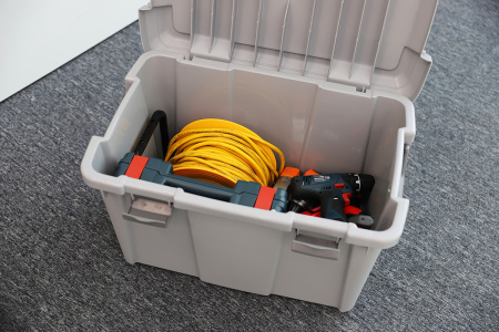 Ящик экспедиционный IRIS HD BOX SOLID CONTAINER SC600D серый, 45 л 60x37,5x38 см HDB-600D