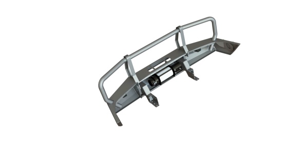 Бампер силовой передний Toyota Land Cruiser 105 с защитной фар + противотуманные фары STC-TLC105-BF-L1-C2