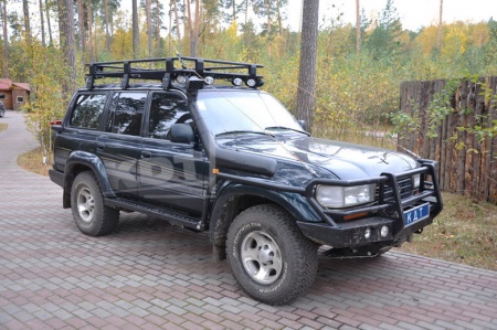 Пороги силовые KDT Toyota Land Cruiser 80   01033