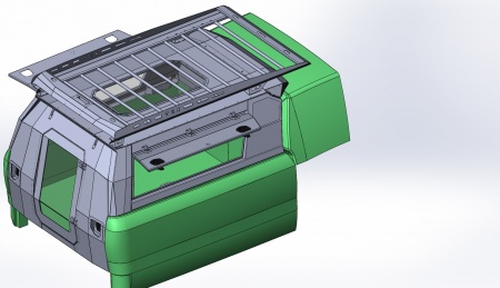 Кунг экспедиционный увеличенный трехдверный "Лабаз" KDT Toyota Tundra Double Cab Long 2007-2013  222821W