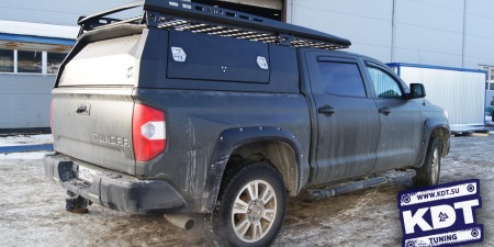 Кунг экспедиционный трехдверный KDT Toyota TUNDRA Crew Max 2014-  2228N