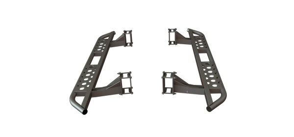 Пороги силовые Mitsubishi L200 2006-2015 раздельные ступени STC-ML200/6-S-C2