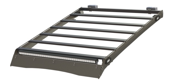 Багажник экспедиционный STC Nissan Navara с дальним, рабочим и задним светом  STC-NN-TR-L1L2L3