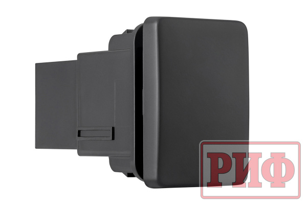 Кнопка ВКЛ/ВЫКЛ, голубой, TOYOTA 32x22 (под гравировку) RIF22-1-7134604