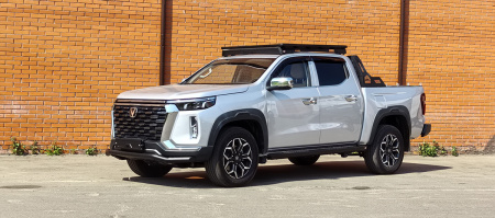 Багажник экспедиционный (платформа) алюминиевый РИФ 1250x1420 мм для Changan Hunter Plus (с крепежом) RIFF70-roof4
