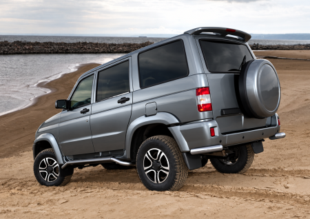 Фото изделия: Защита заднего бампера d76 уголки Rival UAZ Patriot 2005-2014 R.6301.009