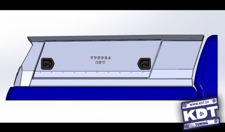 Кунг экспедиционный трехдверный KDT Toyota TUNDRA Crew Max 2007-2013  2228