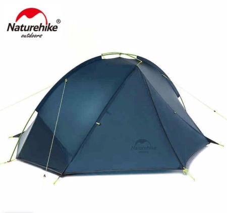 Палатка Naturehike Tagar Si 2-местная, алюминиевый каркас, сверхлегкая, синяя NH17T180-J-2NBL
