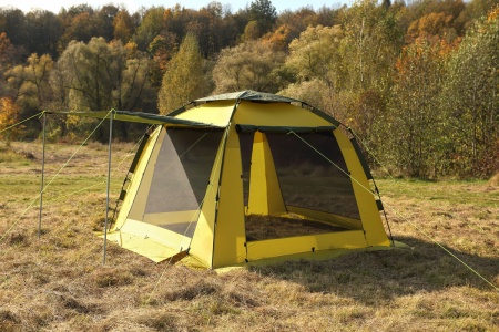 Шатер автомат Maverick Fortuna 300 (хаки/желто-горчичный)  M-KM-007