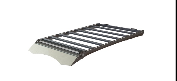 Багажник экспедиционный STC Renault Duster 2010-2019 ШТОРКА с дальним и задним светом  STC-RDU/10-TR1-L1L2