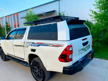 Кунг экспедиционный трехдверный V поколения алюминиевый - Toyota Hilux 2015- 1528L