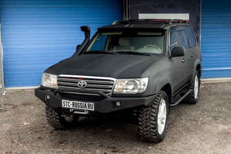 Бампер силовой передний Toyota Land Cruiser 100 с защитной дугой STC-TLC100-BF-C1