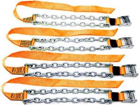 Браслеты противоскольжения для автомобилей и квадроциклов, комплект 4 шт 4x4sport БЦ-4