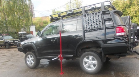 Багажник экспедиционный алюминиевый KDT Toyota Land Cruiser 200   04071L