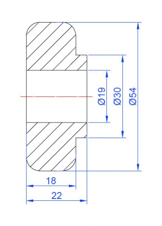 Втулка для верхнего крепления TDR1114, FC41114, BM401114, FC404900 Tough Dog Toyota Land Cruiser 200/Toyota Land Cruiser 100  404454B