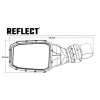 RIGID Reflect — зеркала заднего вида с встроенными LED фарами и указателями поворотов 64011