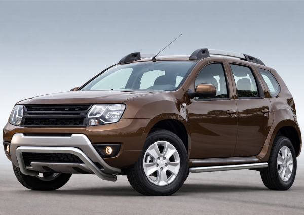 Фото изделия: Защита переднего бампера d57 скоба Rival Renault Duster 2015- R.4703.012