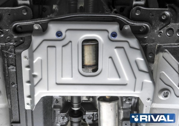 Защита кислородного датчика RIVAL Nissan Terrano/ Renault Duster  333.4725.2