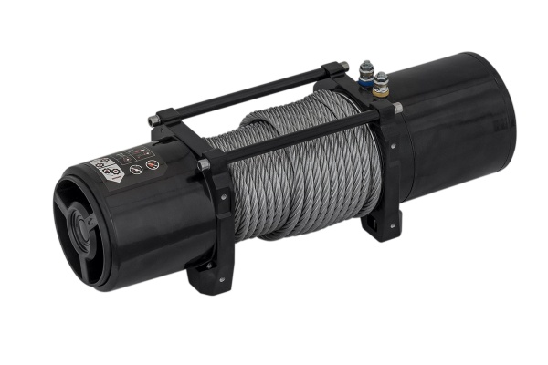 Лебёдка автомобильная электрическая 12V Runva 6000 lbs 2722 кг (стальной трос) EWV6000S