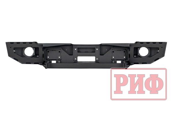 Бампер РИФ силовой передний Jeep Wrangler JL 2018+ под доп. фары, без защитной дуги RIF015-11356