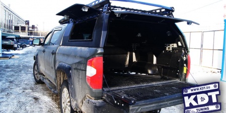 Кунг экспедиционный трехдверный KDT Toyota TUNDRA Crew Max 2014-  2228N