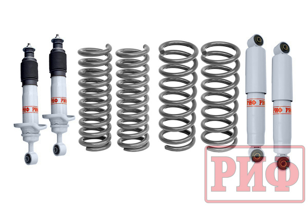 Лифт-комплект РИФ газовый Nissan Pathfinder R51 лифт 40 мм жесткий RIF-R51-C-G