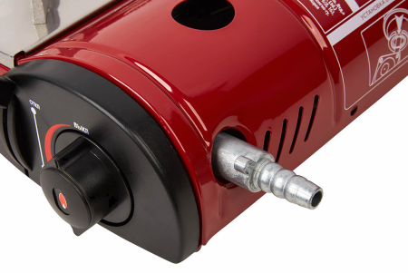 Плита газовая TOURIST SOLARIS PLUS портативная, керамическая, с переходником, в кейсе  TS-701