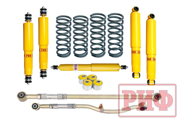 Лифт-комплект РИФ Nissan Patrol Y60 и Y61 до 2000 года лифт 50 мм (левый руль) средний RIF-Y60-B-L