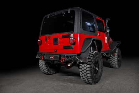 Бампер силовой задний BMS ALFA для Jeep Wrangler TJ BMS060055