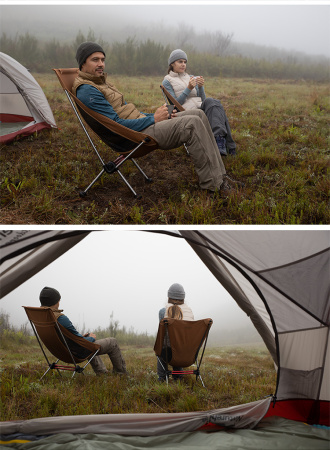 Кресло туристическое Naturehike Stellaluna L01 складное, 44х46х103, до 120 кг, оранжевое CNK2350JJ018-OR