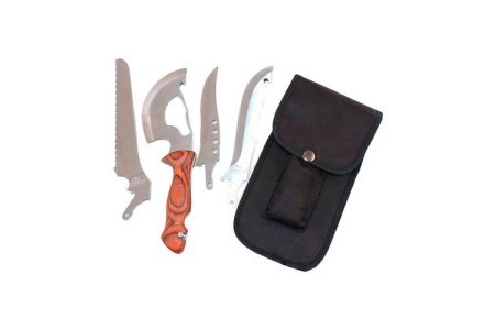 Набор туристический "СЛЕДОПЫТ", пила, топор, нож, в чехле  PF-TSP-C01