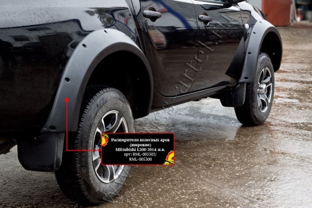 Расширители колесных арок широкие Русская Артель Mitsubishi L200  RML-005300