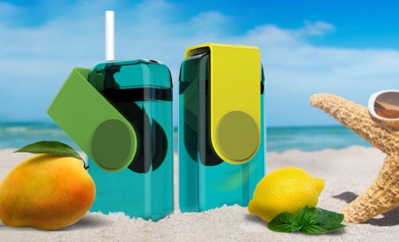 Бутылка JUICY DRINK, 290 мл, бирюза/зеленый  JB300.04-GREEN