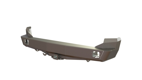 Бампер задний Mitsubishi Pajero Sport 1996-2008  под ПТФ STC-MPS1-BR-L2