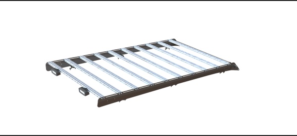 Багажник экспедиционный STC Mitsubishi Pajero Sport 1996-2008 ШТОРКА с задним  STC-MPS1-TR1-L2