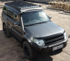 Пороги силовые Mitsubishi Pajero 2006+ цельная ступень STC-MPA/06-S-C1