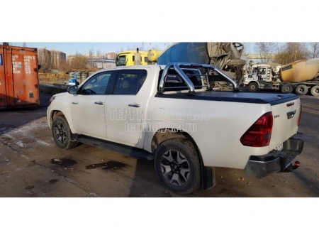 Крышка рольставни с дугой (нерж. сталь) ROLLER LID на Toyota Hilux Revo (2015-2019) -411114
