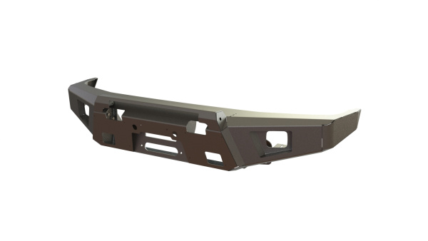 Бампер передний Toyota Land Cruiser 70 Series 2007-2023 REVO под балку и ПТФ STC-TLC70/07-BFR-C1-L1L4