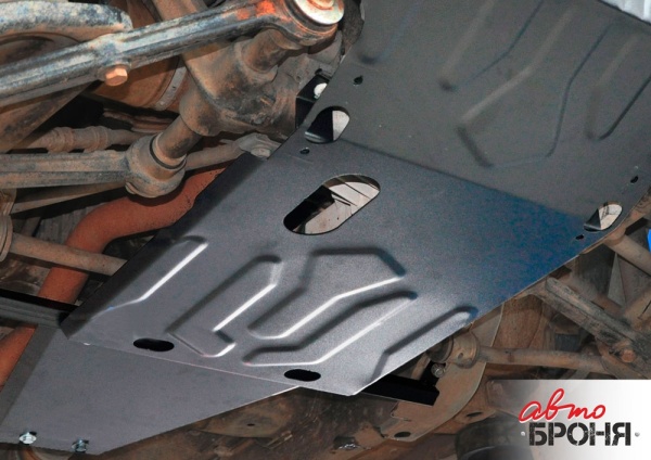 Защита картера без крепежа АвтоБроня Chevrolet Niva 2002-  1.01017.1