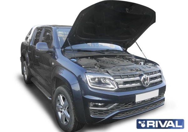 Амортизаторы капота, 2 шт. RIVAL Volkswagen Amarok  A.ST.5808.1