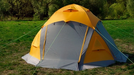 Шатер автомат Maverick Cosmos Thermal - под отопление (желто-серый)  M-T-YG-010