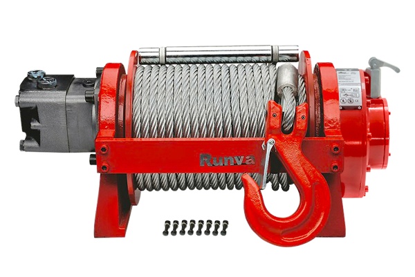 Лебёдка гидравлическая  Runva 20000 lbs 9072 кг HWX20000YD