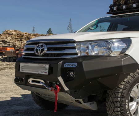 Бампер силовой передний AL без ПТФ RIVAL Toyota Hilux Revo 2015-  2D.5701.1.B-NL