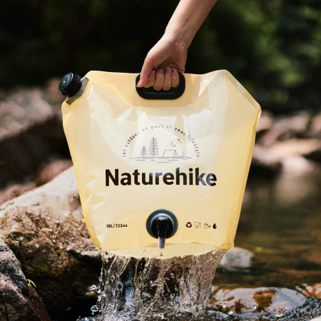 Канистра Naturehike Ling Wo для воды, 10 л., мягкая, желтая CNK2450CF027-10Y