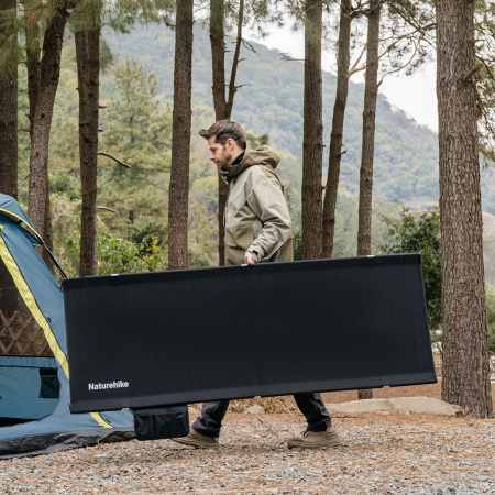 Раскладушка Naturehike XJC04 NEW 190х70х38 см, до 155 кг, черная NH19JJ006-BS