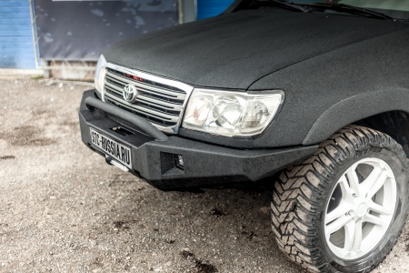 Бампер силовой передний Toyota Land Cruiser 100 с защитной дугой STC-TLC100-BF-C1