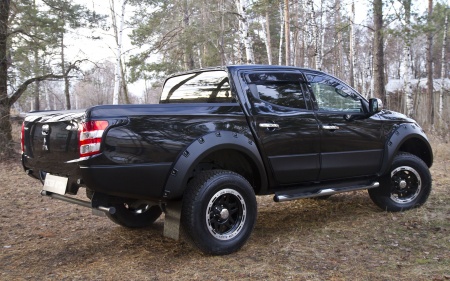 Расширители колесных арок 60мм, под покраску Mitsubishi L200 2015-  RM-061800