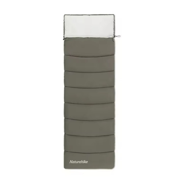 Мешок спальный Naturehike Lingdong, 225х75см, (ТК: +2C), (правый), зеленый CNK2300SD016-LD350AGR