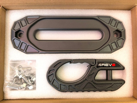 Клюз под синтетический трос 4Revo с крюком (9000-12000Lbs) 4R-A800H