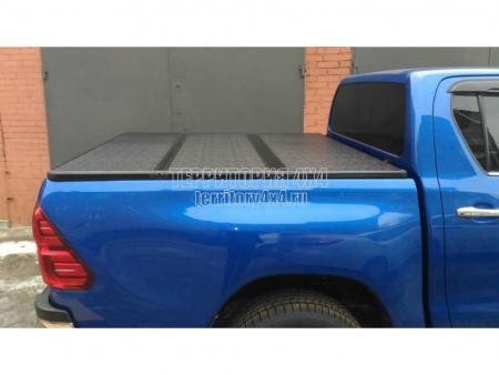Крышка алюминиевая трехсекционная Kramco на Toyota Hilux Revo (2015-2019) -162566